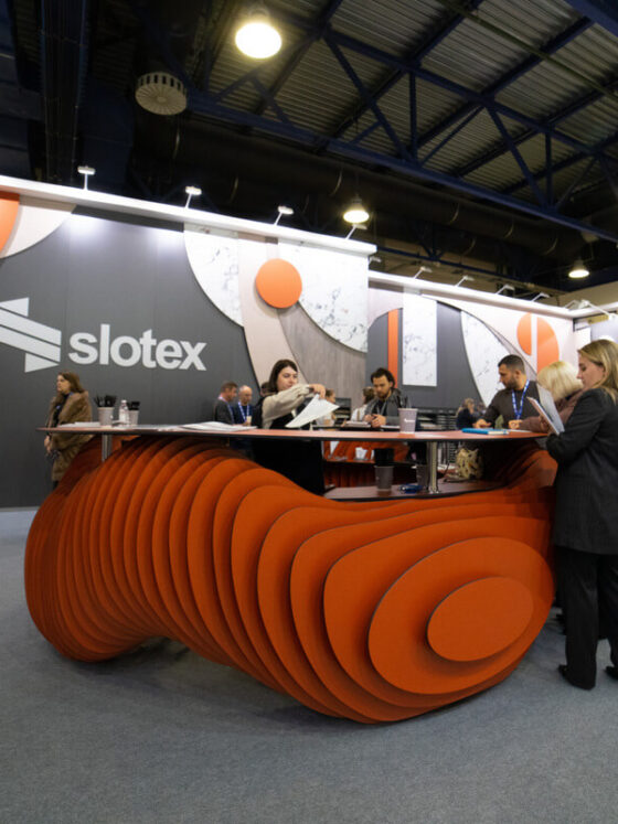 Стенд Slotex для выставки Мебель 2022