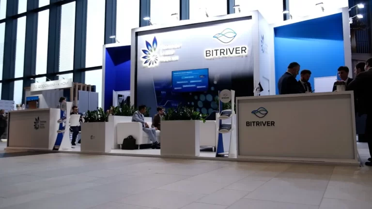 Стенд Bitriver на выставке РосГазЭкспо 2023